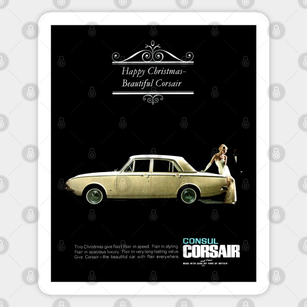 FORD CORSAIR - advert Sticker by Throwback Motors